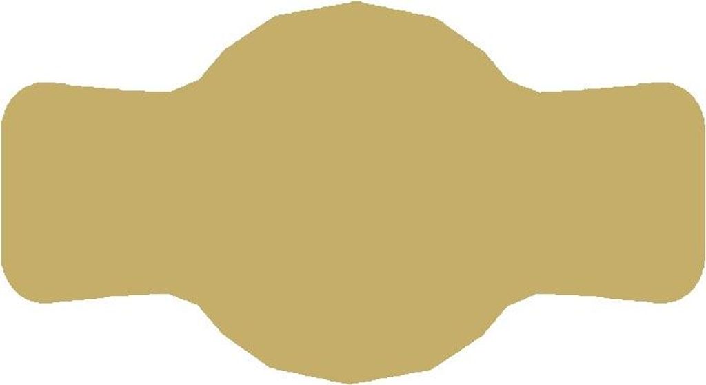 Etiketten für Einmachgläser, 7 x 4 cm, für Konfitüren, 72 Stück, mattgold