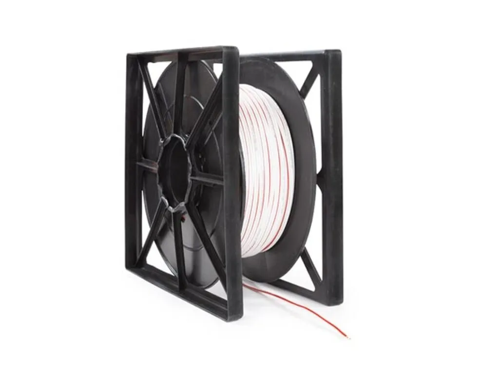 Fil Audio Enceinte 2x1,5mm² Blanc - Couronne 100m pour Home-Cinéma