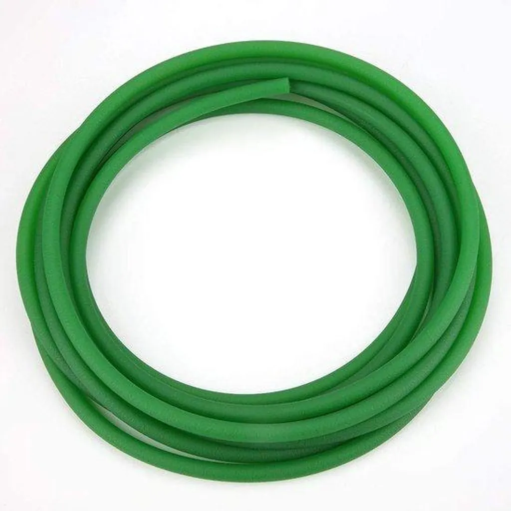 Courroie de transmission ronde verte en polyuréthane élastique brute