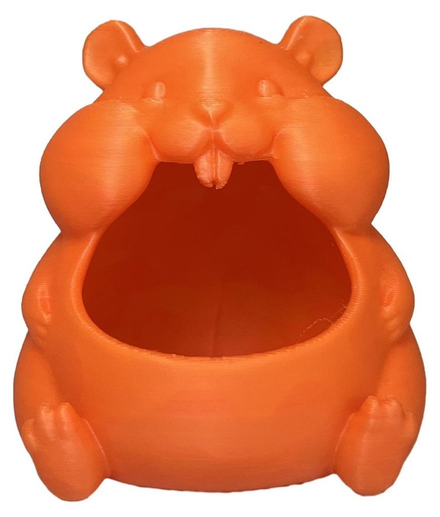 Niedliche Hamster-Schale in Form eines großen Hamsters – ideal zur Aufbewahrung von Süßigkeiten, Snacks und Schmuck.