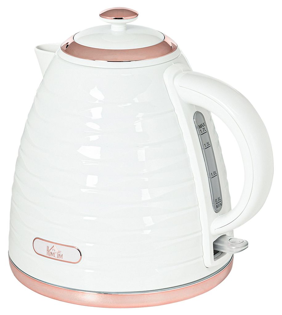 HOMCOM Wasserkocher 1,7 L, 2200W, Kabellos, BPA-Frei mit Produktbild 