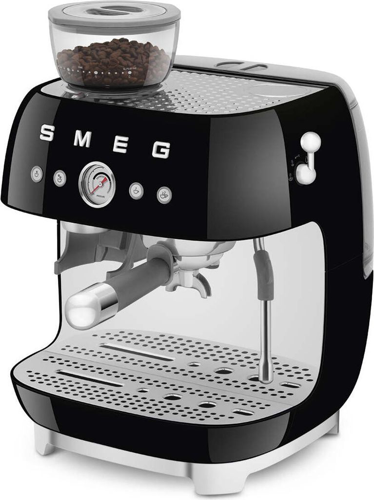 SMEG EGF03BLEU Kompakt Siebträgermachine sw Dampffunktion Obrázok produktu 9