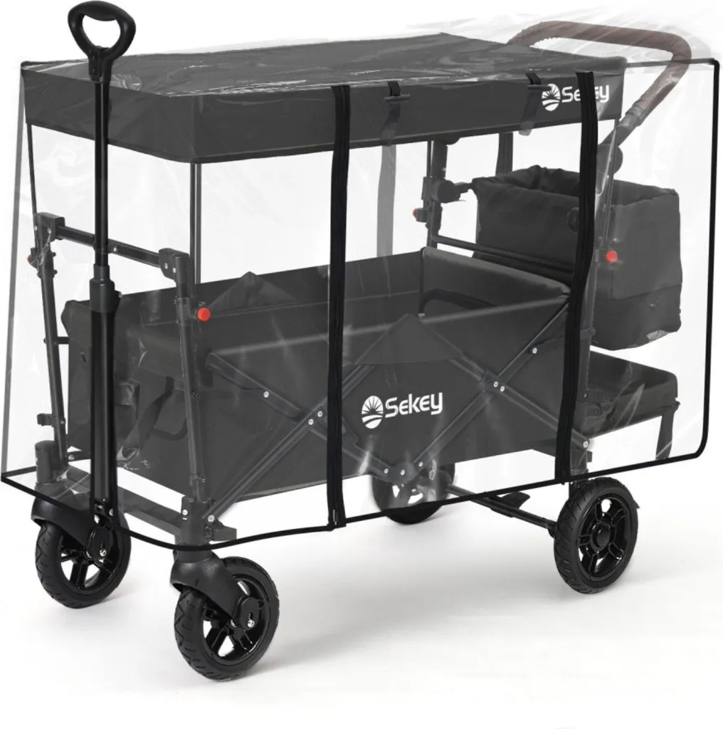 Protection de pluie pour chariot de plage et sorties en famille