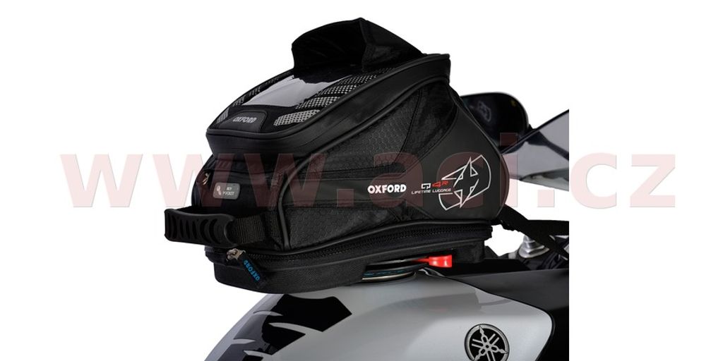 OXFORD tankbag na motocykl Q4R QR, OXFORD - Anglie (černý, Obrázek produktu 