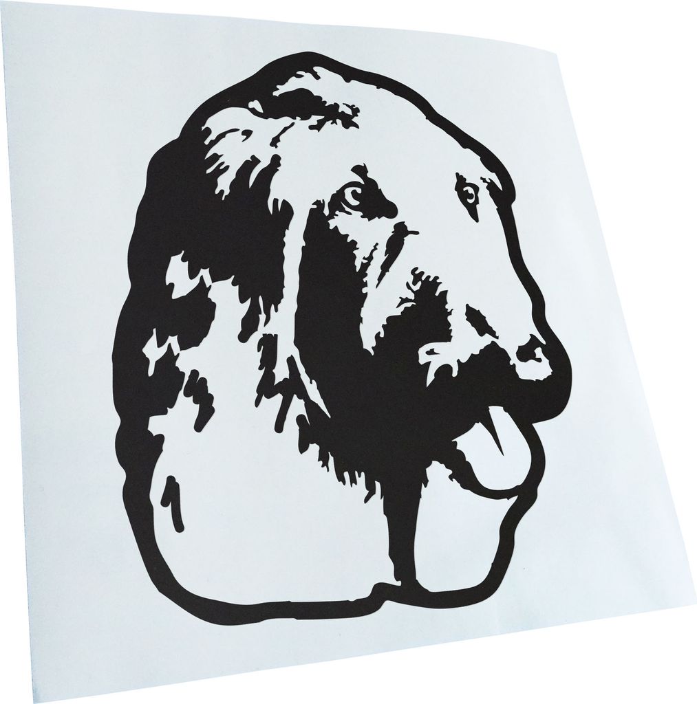 Kiwistar - Autoaufkleber - Scottish deerhound Hund - Mattschwarz - 60x50cm - Aufkleber für Auto, Laptop, Fahrrad, LKW, Motorrad mehrfarbig JDM Dec...