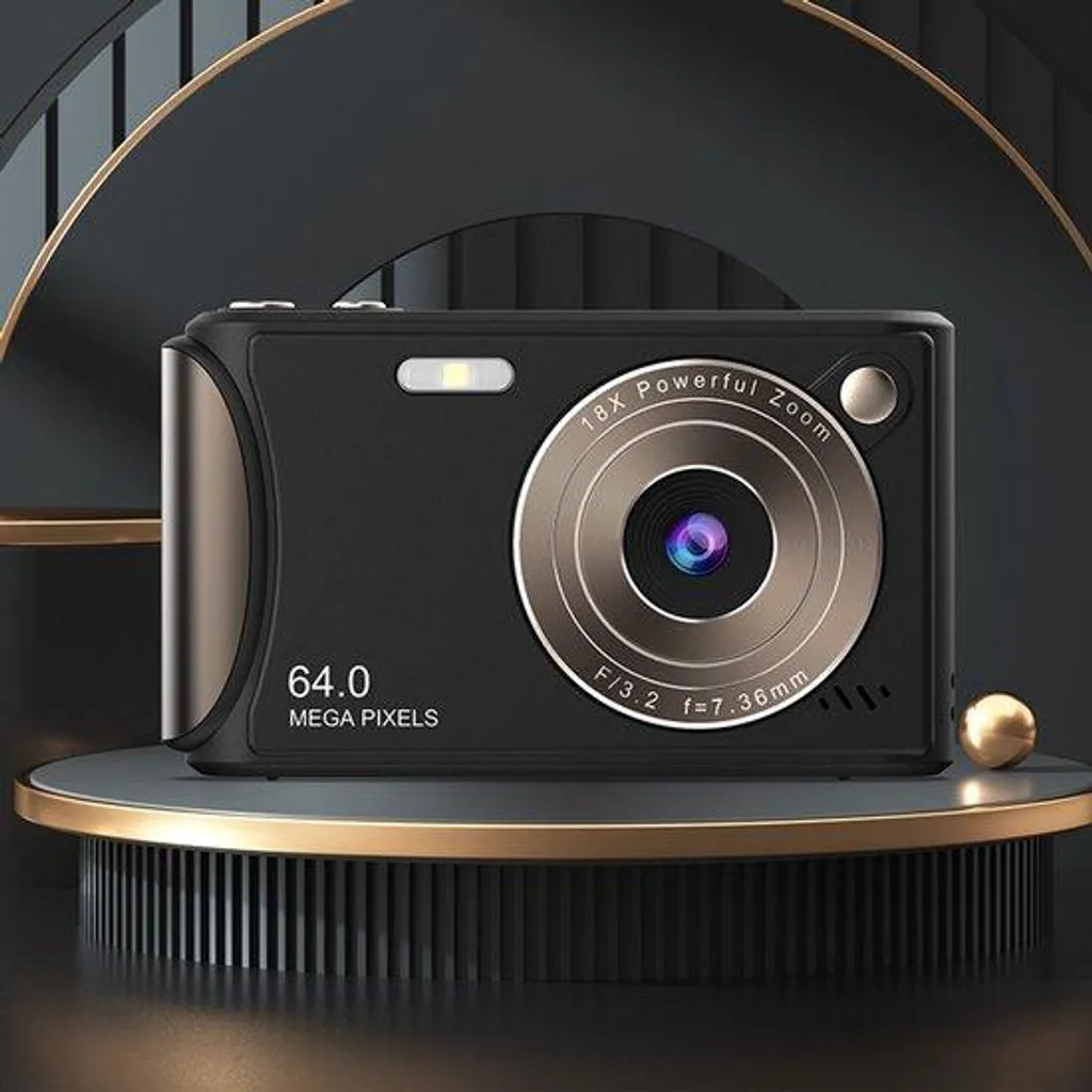 Caméra Vidéo Numérique 4K 64MP avec Zoom Optique 18x et Autofocus Rapide