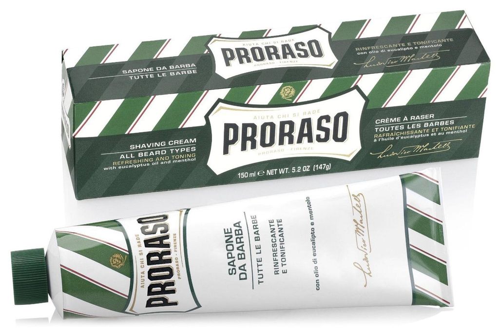 Proraso Scheerzeep in Tube Groen 150 ml Shaving soap Productafbeelding 