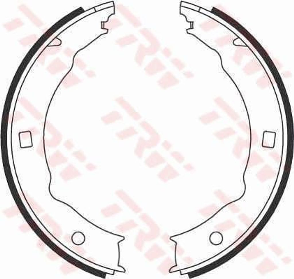 Trw Bremsbackensatz, Feststellbremse Hinterachse GS8683