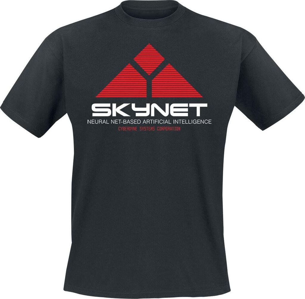 Terminator T-Shirt Herren Skynet schwarz Fan-Merch, Filme Produktbild 
