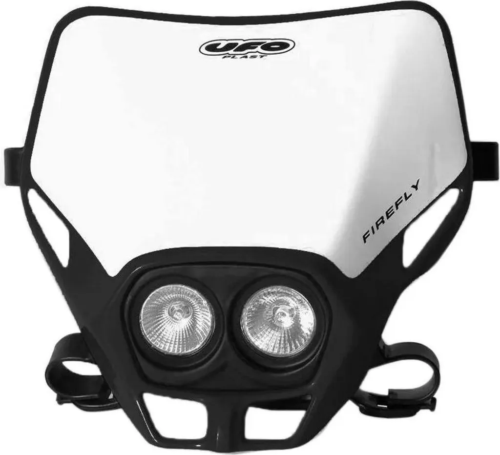 Masque de lampe UFO Plast LIGHT FIREFLY TWIN BLK pour plaque phare