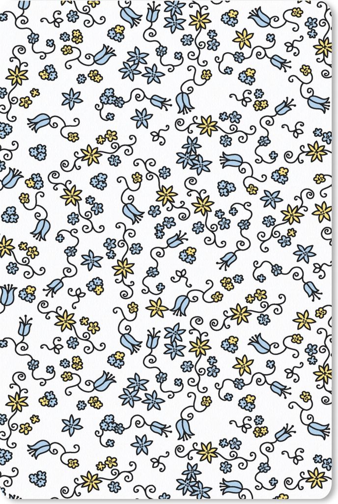 MuchoWow Mauspad Mousepad Mädchen - Blumen - Muster - Mädchen - Kinder - Baby 40x60 cm - Mousepads - Maus Mat - Pad - Mausunterlage - Schreibti...
