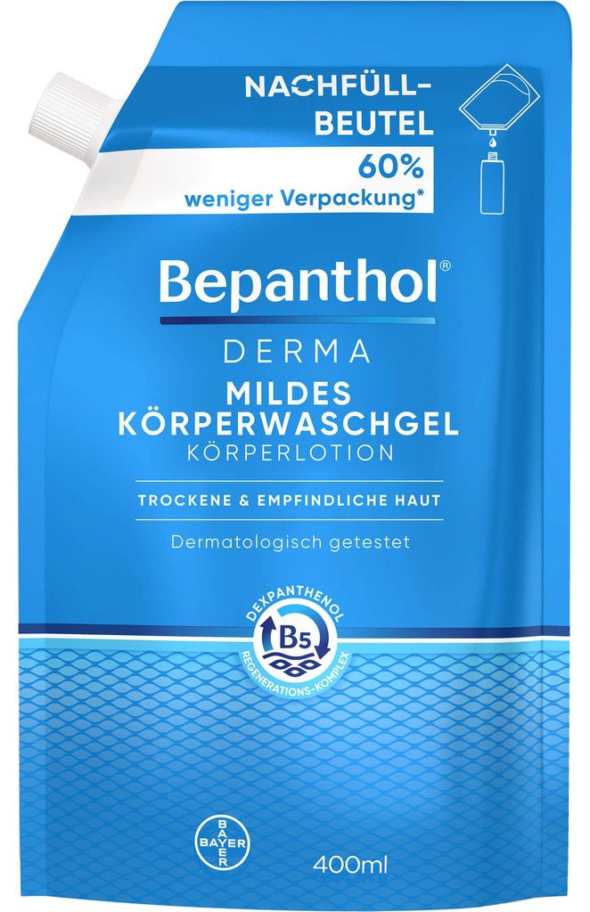 Bepanthol Derma łagodny żel do mycia ciała do skóry Zdjęcie produktu 