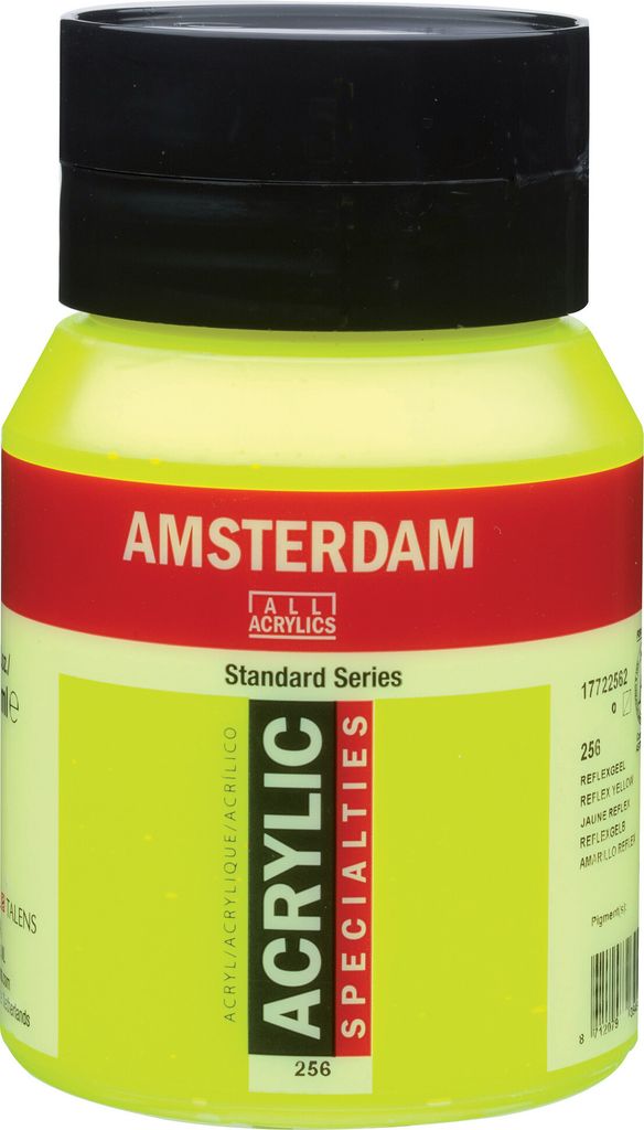 Amsterdam Standard Series Acrylfarbe Flasche 500 ml Reflexgelb 256