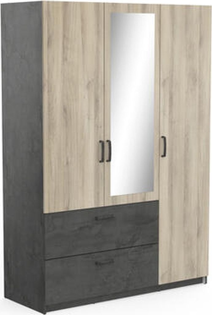 Kleiderschrank >Ready2< in Eiche/sidewalk aus Produktbild 