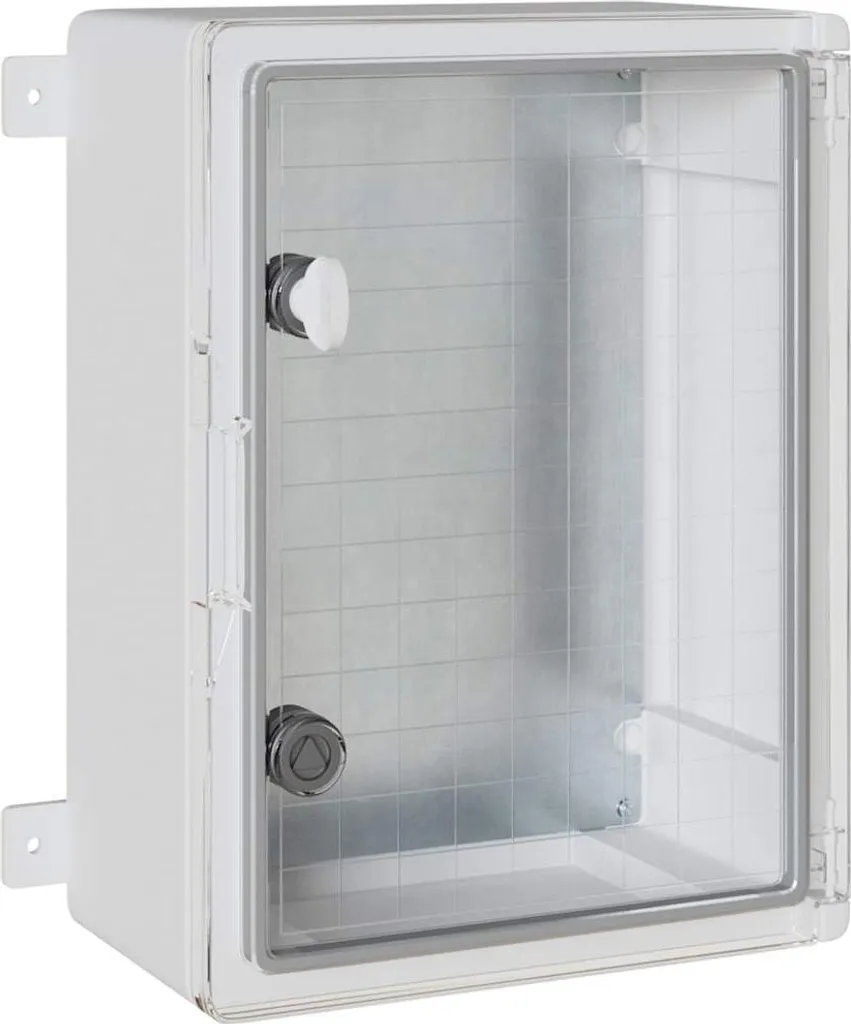 Armoire grise anti-humidité en ABS : rangez enfin vos produits de salle de bain
