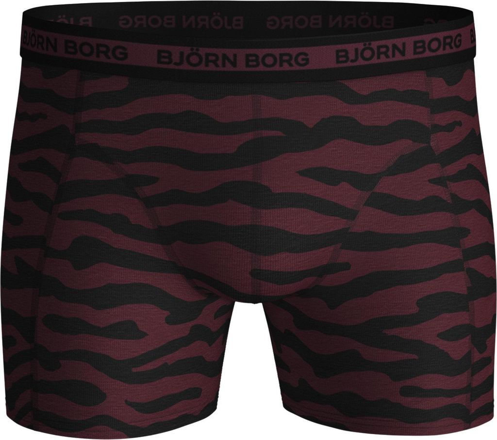 Björn Borg - Herren - Boxershort Sammy 1er-Pack - Rot/Schwarz - Gr. S