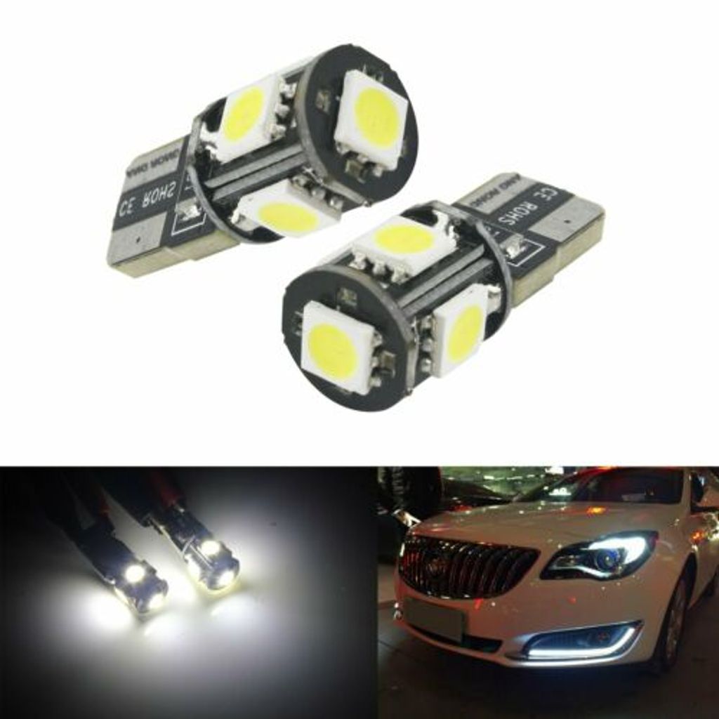 10 Stk T10 8-SMD 12V Weiß Hell KFZ PKW Innenraum LED Beleuchtung Lampe 