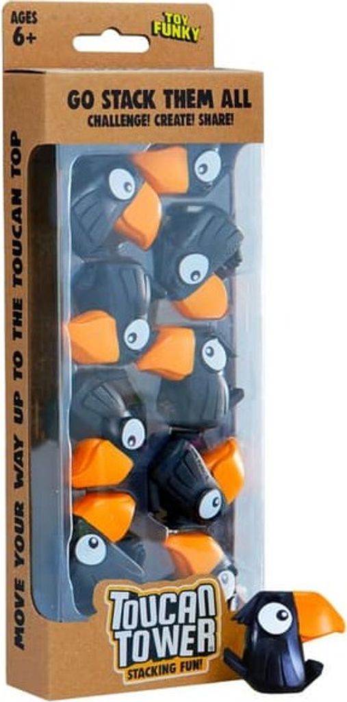 Toucan Tower - Stacking Fun - schwarz Produktbild 