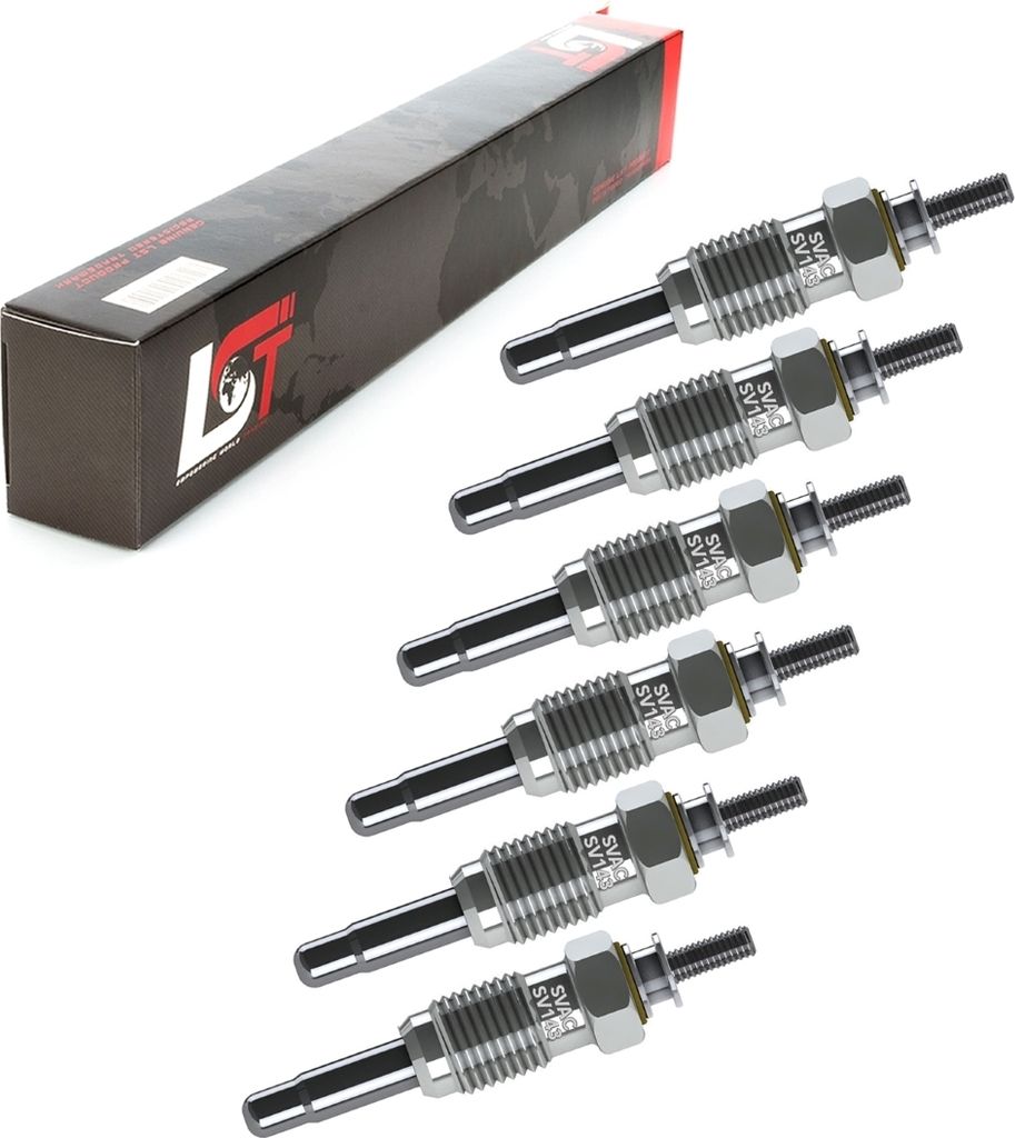 6x Glühkerzen 12 Volt für NISSAN LAUREL JC31 JC32 2.8D