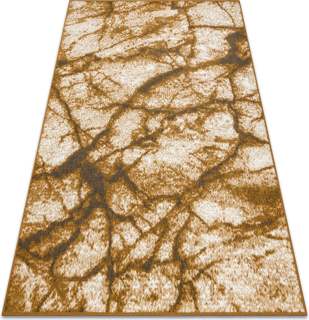 Tapis anti-tache effet marbre beige 240x340 cm - Morad MARMUR facile à laver