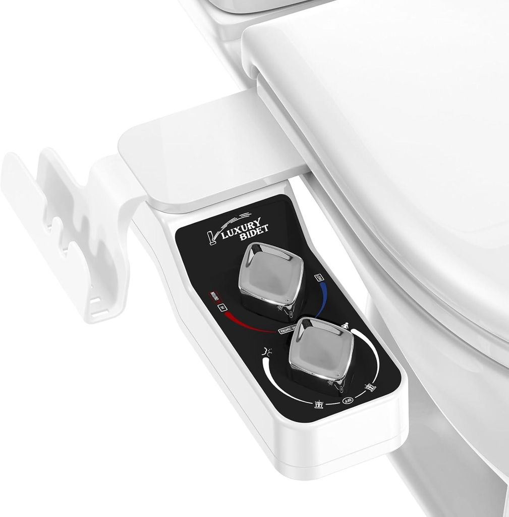 Bidet Aufsatz, Bidet-Toilettenaufsatz, mit 2 einziehbaren Produktbild 