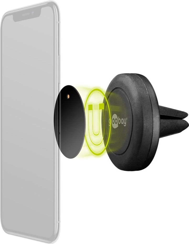 Goobay HALTER Universal Magnet 47145 schwarz Produktbild 5