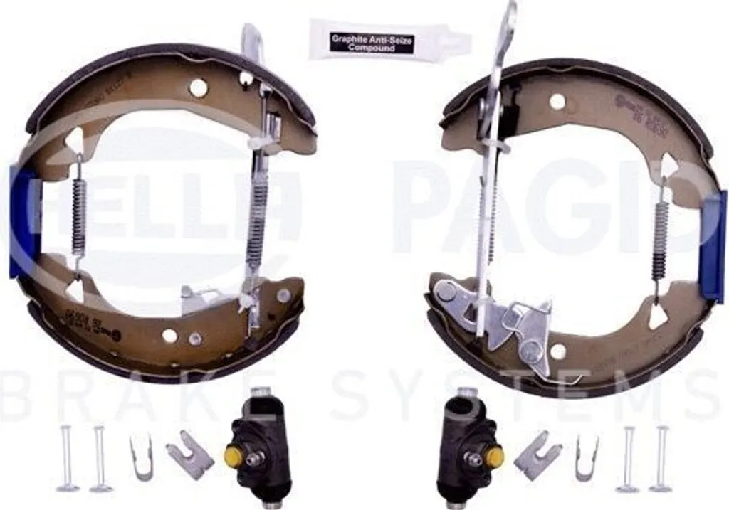 HELLA 8DB 355 004-331 Jeu de plaquettes de frein pour Fiat Panda et Uno