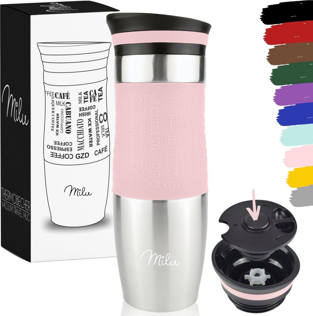 Tazza termica Milu per caffè da asporto, 450 ml - Tazza Immagine del prodotto 
