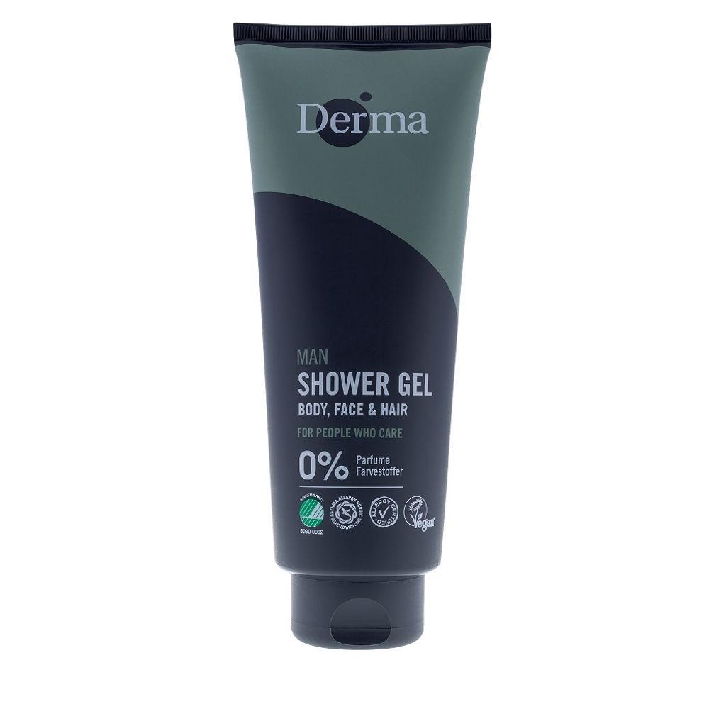 Derma Man Duschgel für Körper und Gesicht (350 ml) Produktbild 