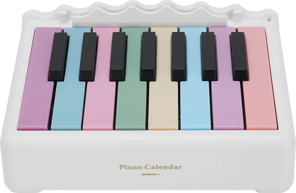 Pianoforte Calendario 2025 Bianco - Suona il Tuo Anno con Stile
