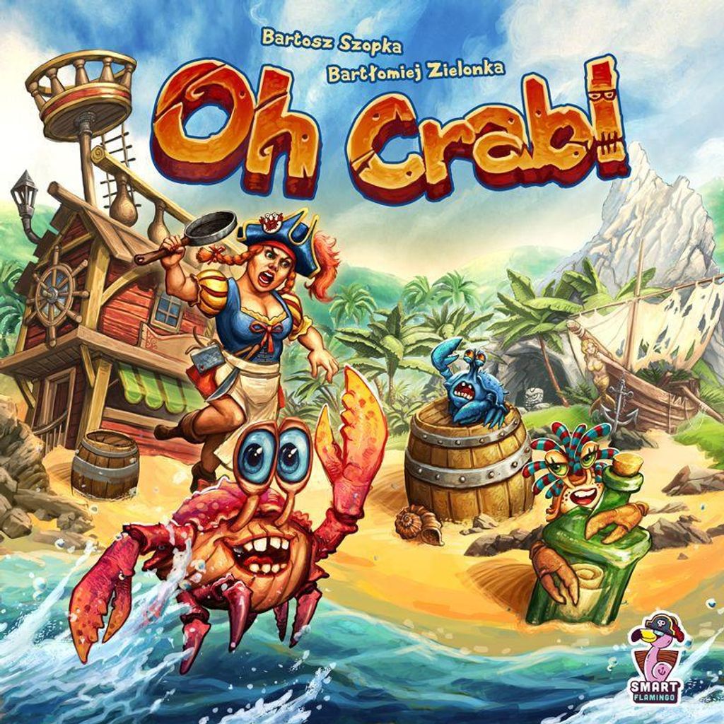 HOT Exclusive Brettspiel Oh Crab! Familienspiel Strandrennen
