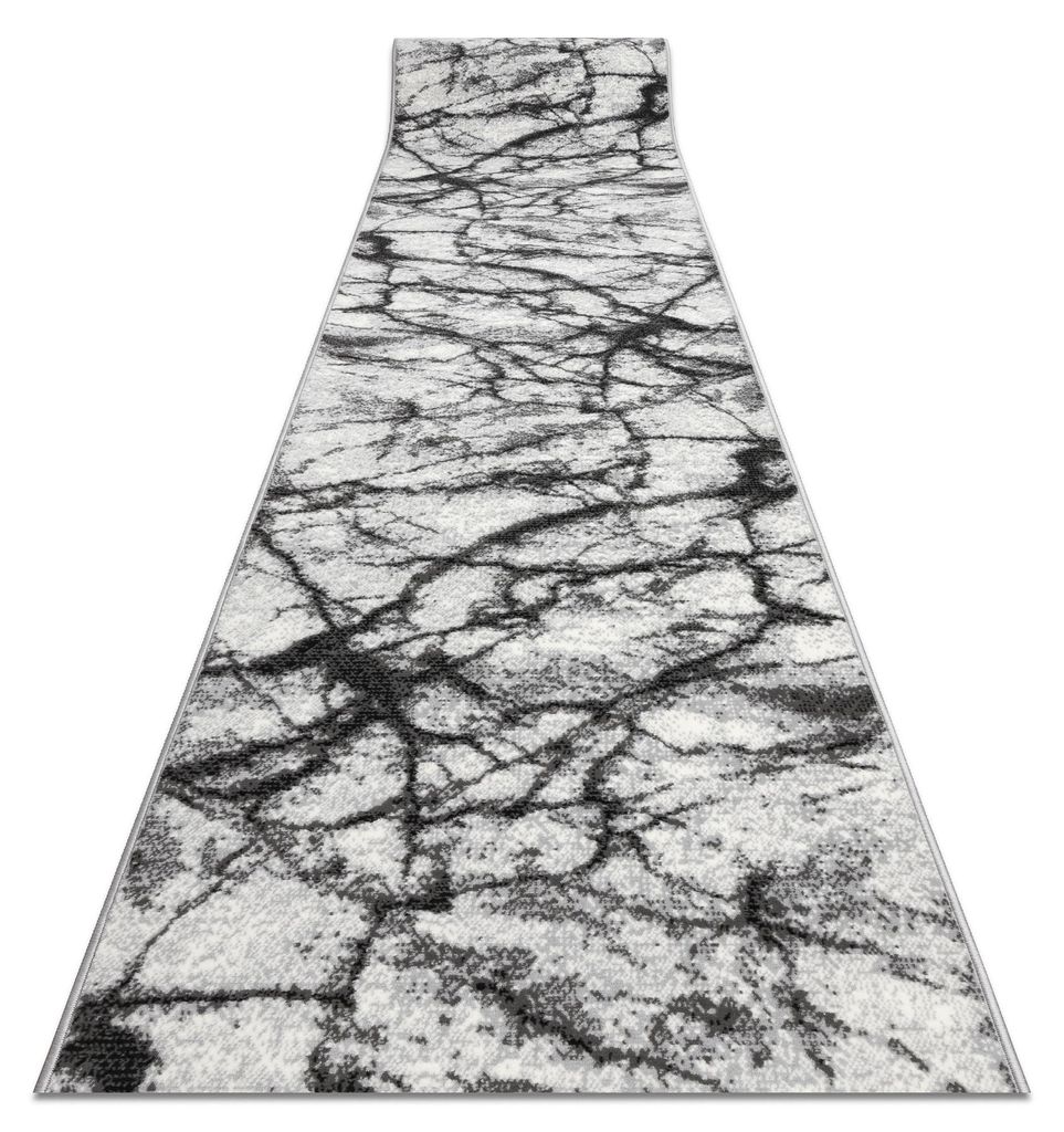 TAPIS DE COULOIR BCF MORAD Marmur Marbre gris 100 cm gris Image du produit 