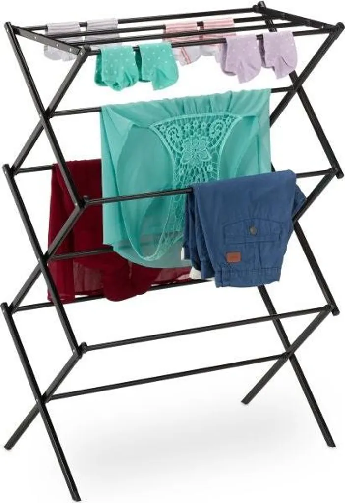Stand Appendiabiti Metallo Pieghevole Professionale - Design Industriale