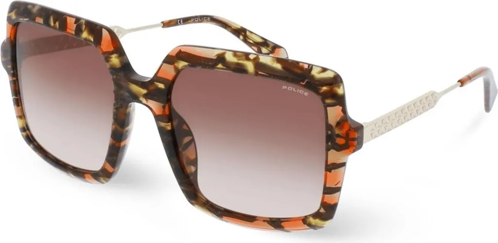 Lunettes de soleil Police rectangulaires SPLG20M coloris noir et gris