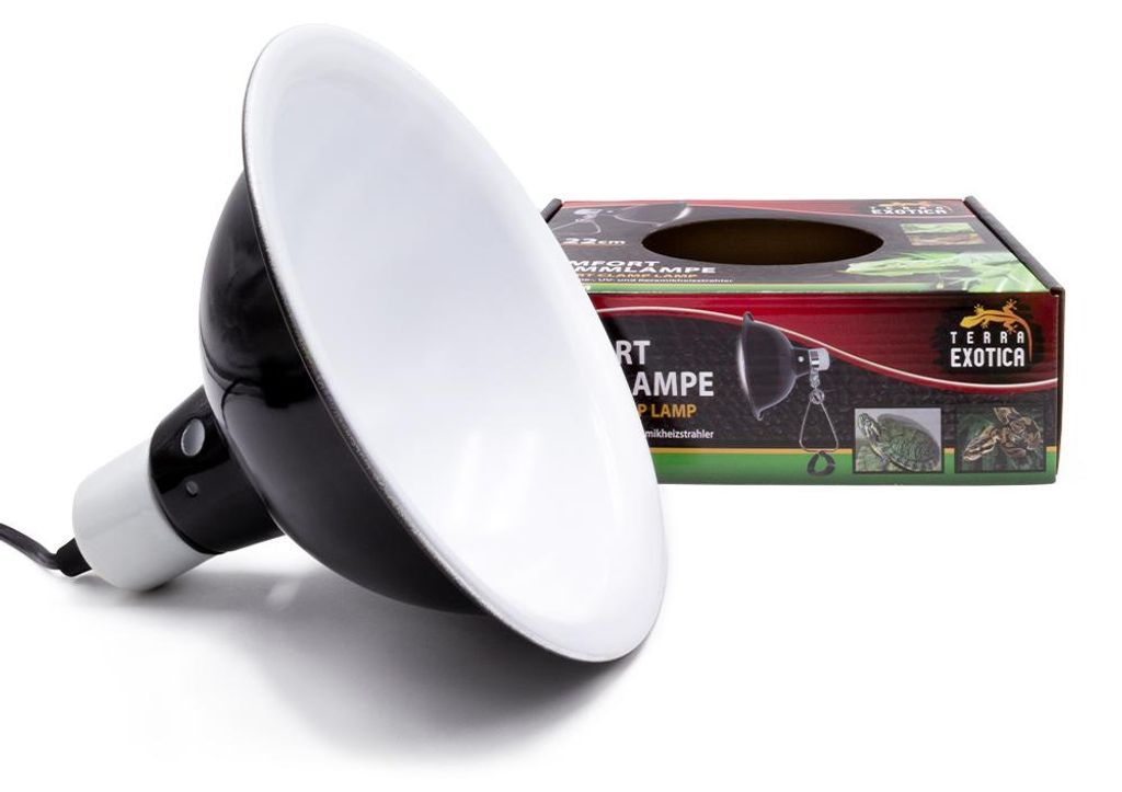 Comfort Klemmlampe Medium 22 cm – Terrarien Lampenhalter Produktbild 