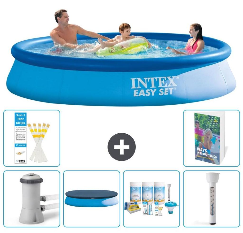 Easy Set Pool Rund - 366x76 cm - 7-teilig S226