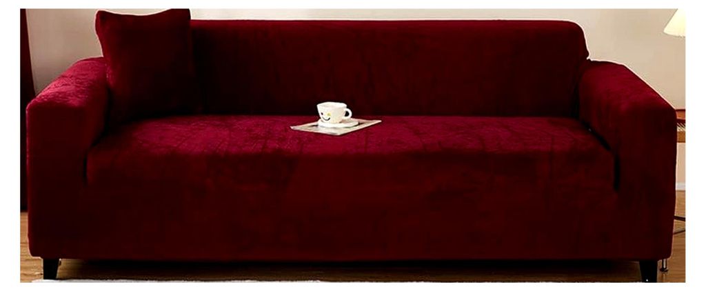 Sofaüberzug 3-Sitzer, Sofahusse für 1 bis 4 Sitzer mit Armlehnen, universeller Couchbezug