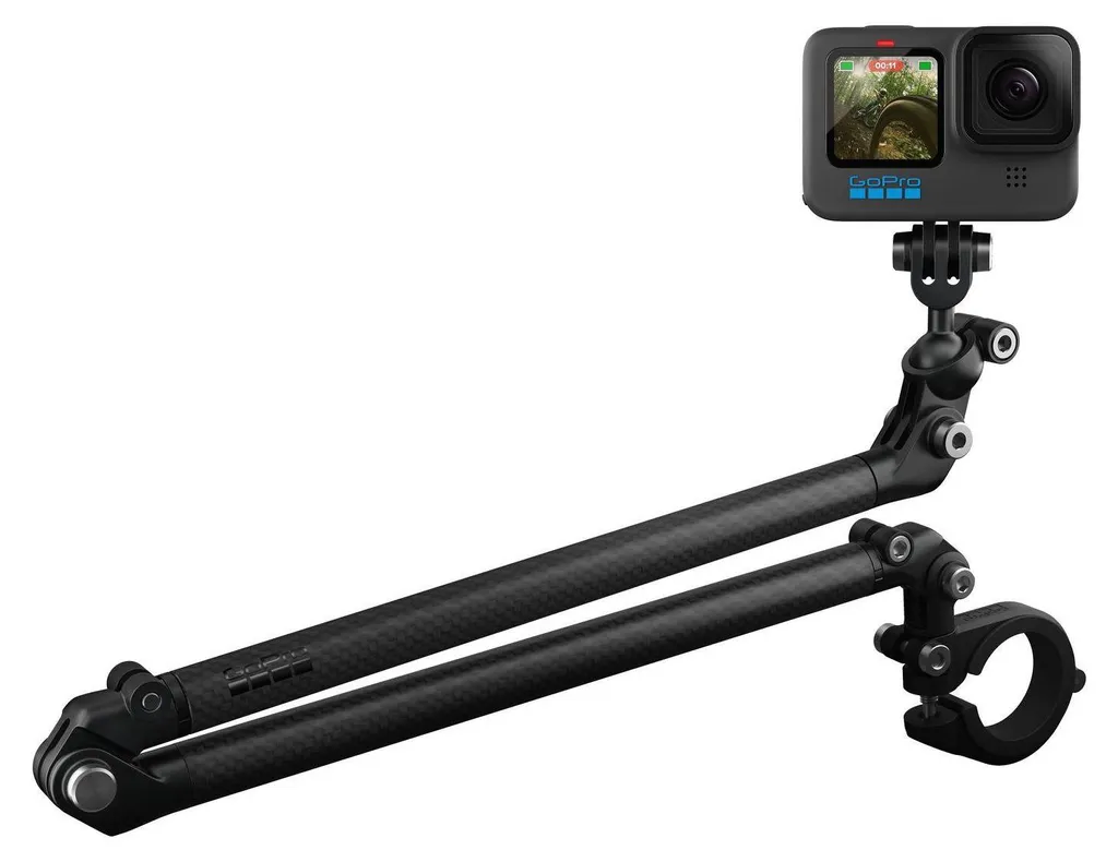 Bras d'Extension GoPro Boom avec Support Guidon pour VTT et Motocross