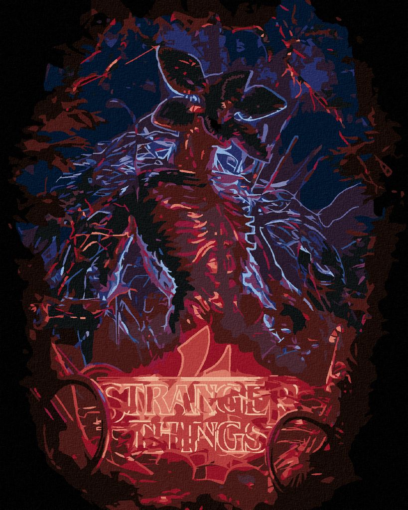 Zuty - Maľovanie podľa čísel - STRANGER THINGS - Obrázok produktu 