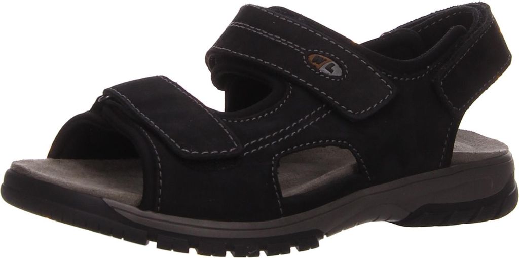Waldläufer Tieffußbett Sandaletten in schwarz, Gr. 9.5 Produktbild 