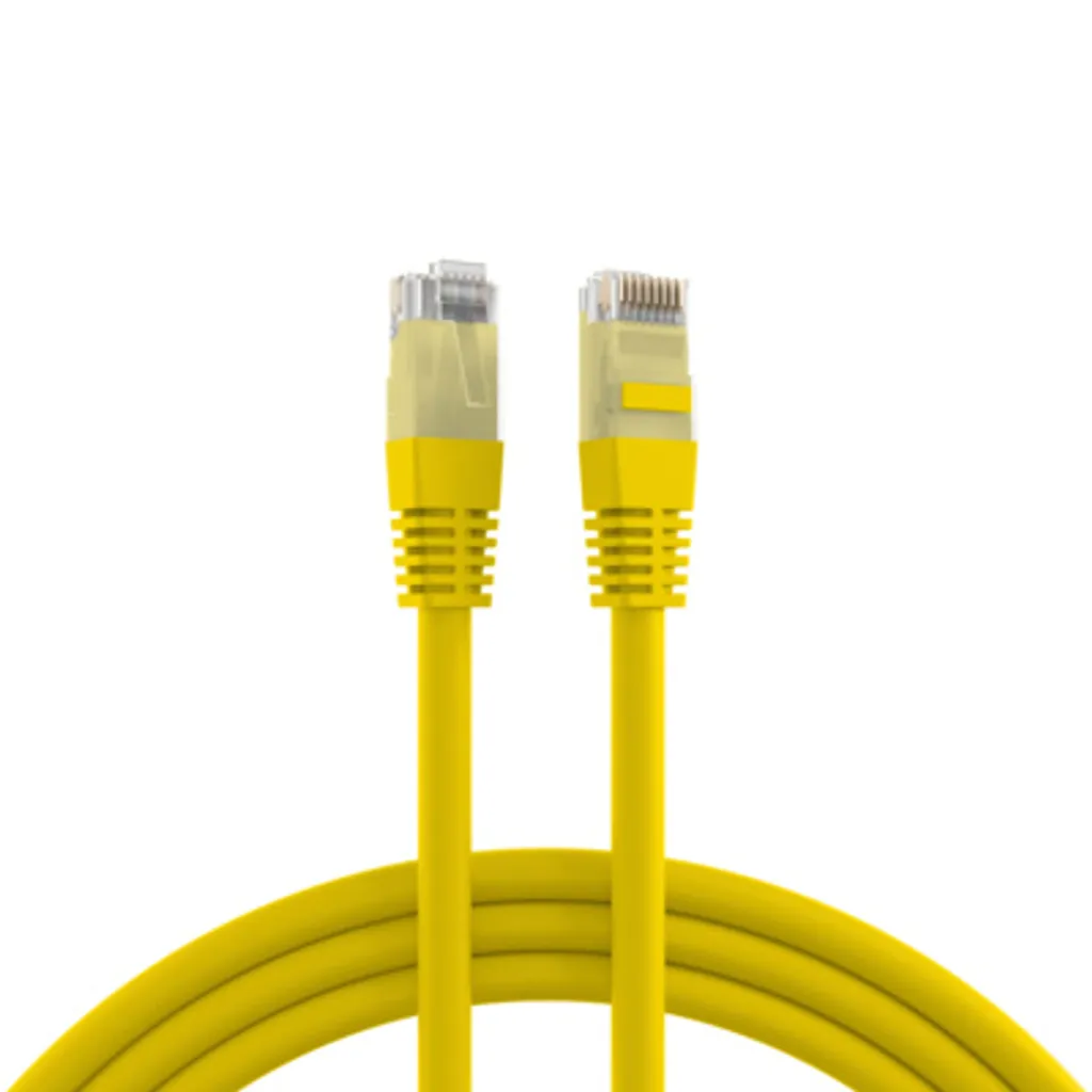 Cavo Patch RJ45 EFB K8095.2 Cat.5e 2m Giallo - Connessione Stabile