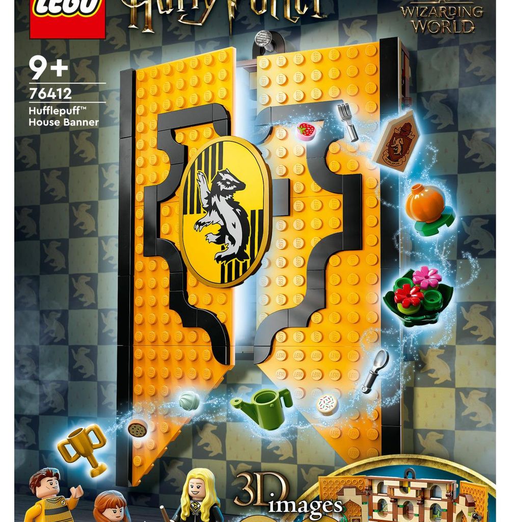 LEGO 76412 Harry Potter: Stendardo della Casa Tassorosso, Immagine del prodotto 