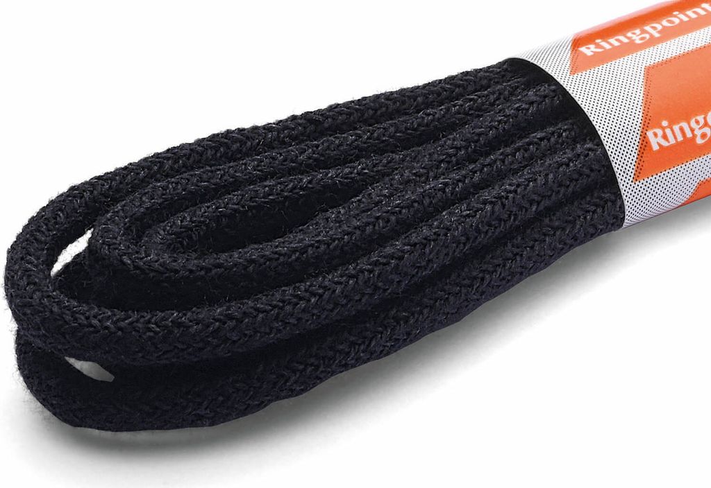 RINGELSPITZ - Rund Dünn – Feine Schnürsenkel für Elegante Schuhe - 90 cm, dunkelmarine