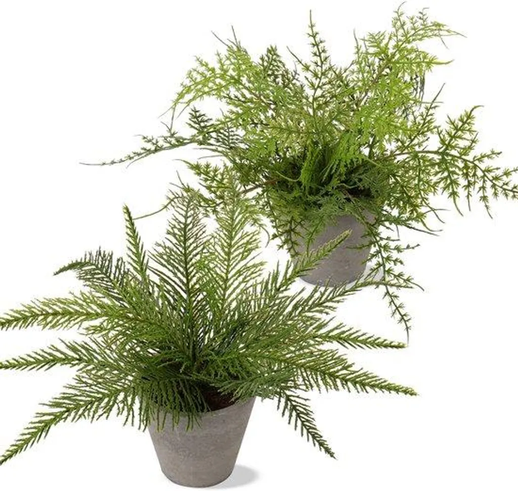 Plante artificielle haut de gamme au design moderne et minimaliste x2