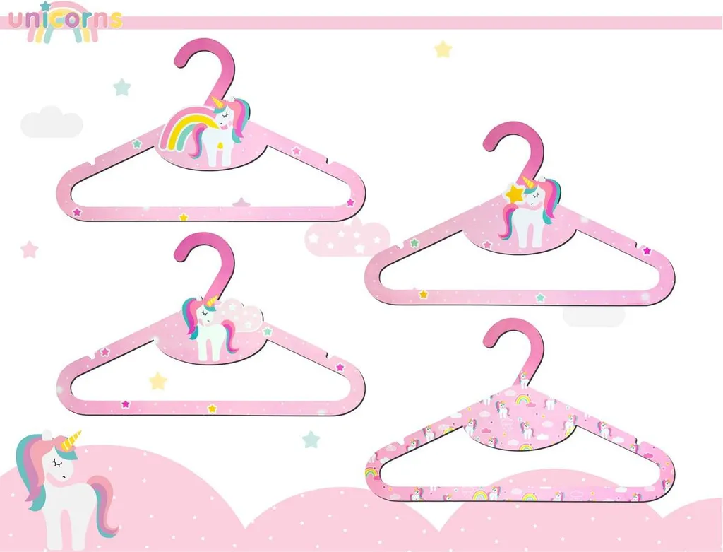 Mini Grucce Per Vestiti Da Bambole, Set 8 Pezzi In Plastica Colorata, Per Armadio E Giochi Di Ruolo - 2
