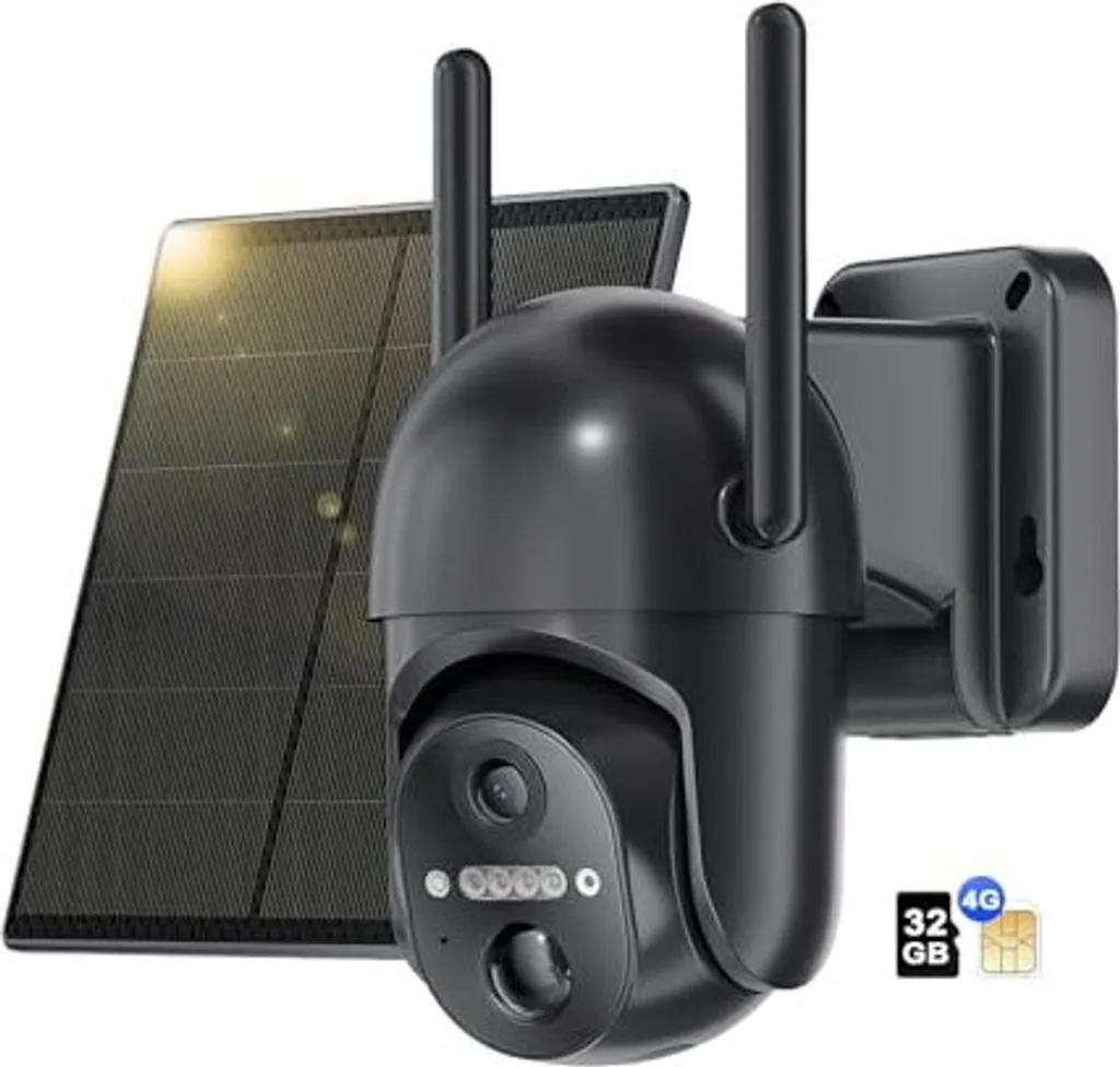 Telecamera Nuasi 4G LTE Esterno con SIM e Batteria - Sicurezza Totale
