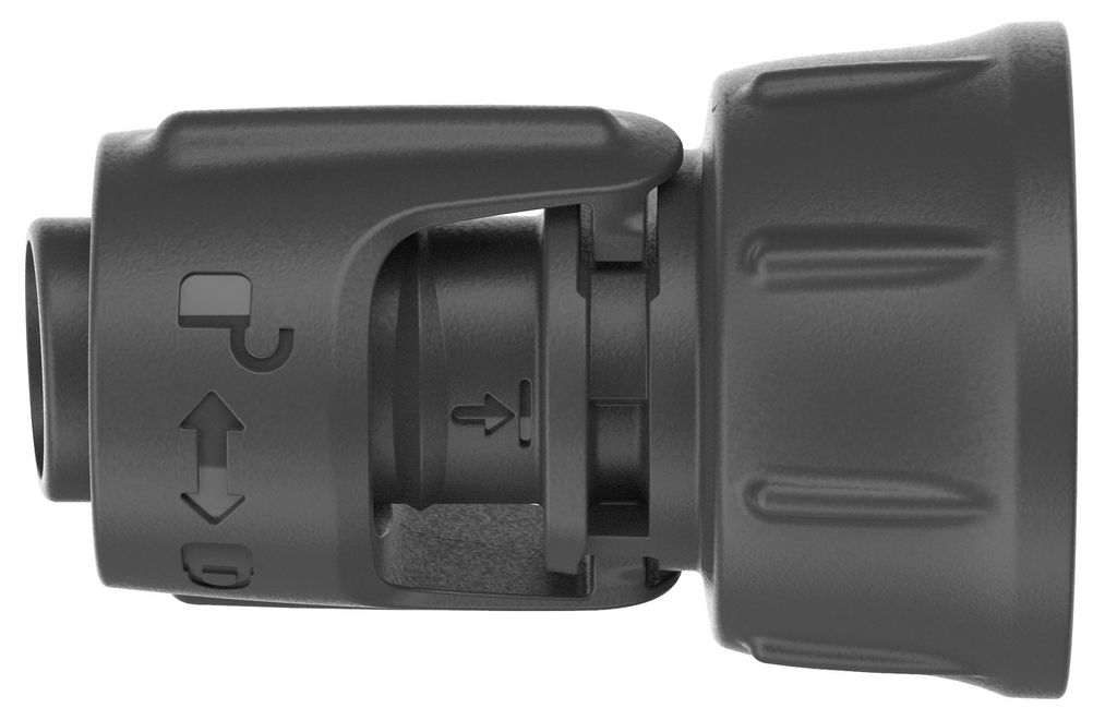 Gardena 13222-20, Hahnanschluss, 1/2", Kunststoff, Schwarz Produktbild 