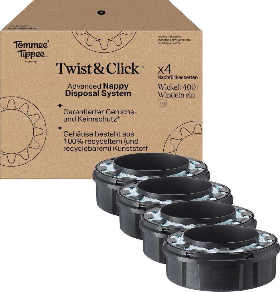 Tommee Tippee Twist & Click Advanced Windelbehälter, Produktbild 