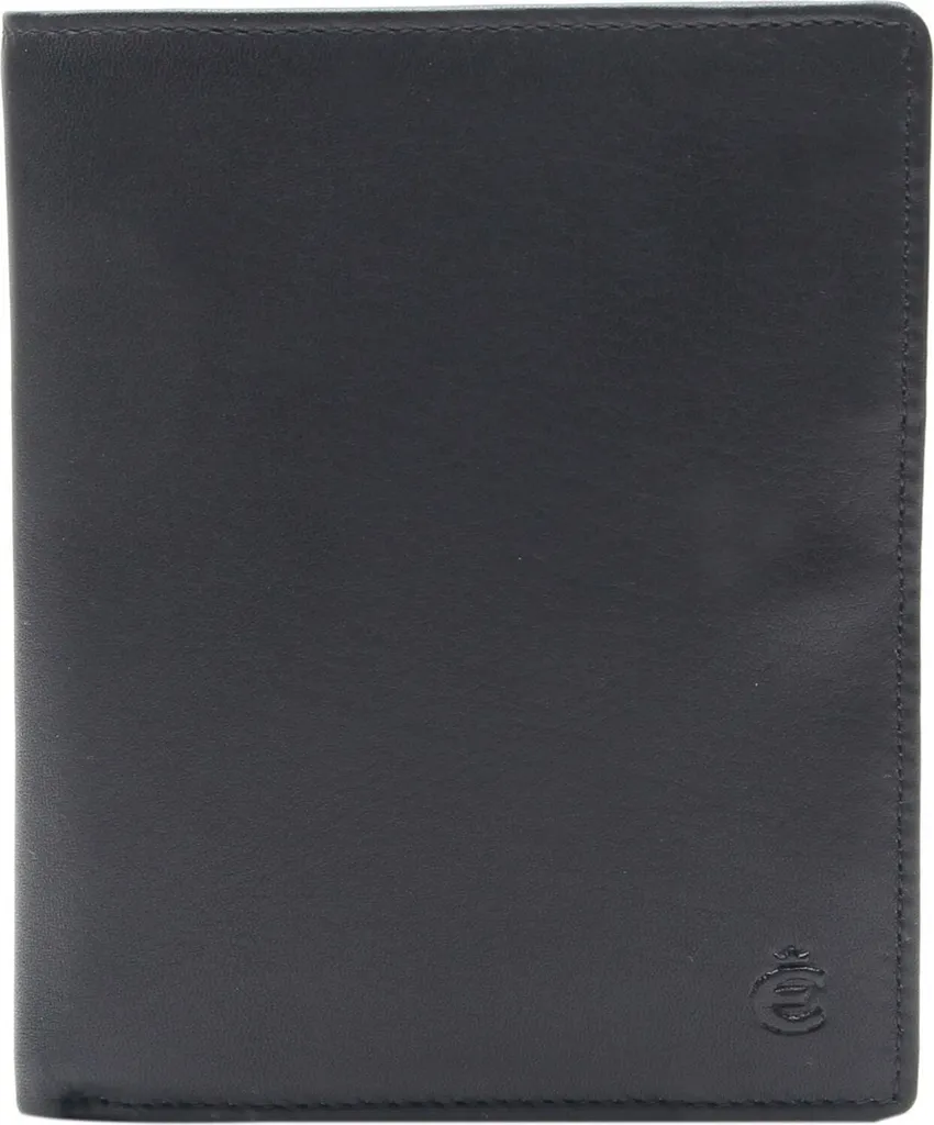 Portafoglio Uomo Esquire Logo Billfold Nero - Pelle RFID Sicuro
