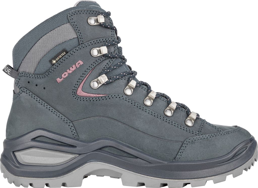 Lowa RENEGADE EVO GTX MID Damen stahlblau/alt rosa 43